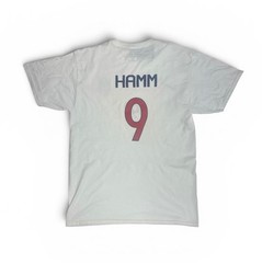 Nike, women’s MIA HAMM soccer Tee with number 9, SIZE LARGE