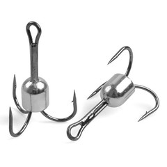 Snagging Hooks Weighted Treble Hooks,5pcs/Pack 5/0 – 5pcs, Unpainted
