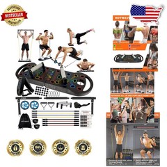 Advanced Push Up Board with Resistance Bands – Portable Home Gym for Men & Women