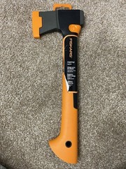 Fiskars Tools 14» Hatchet Black/Orange Model #7850 O
