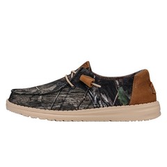 Wendy Slip-On Loafers, Mossy Oak Country DNA Camo, Lightweight Ripstop