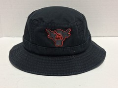 Vintage 90’s WWF WWE The Rock Black Bucket Hat Dwayne Johnson Attitude Era