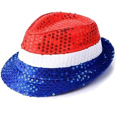 Merchandise Costa Rica Trilby Hat Blue/White/Red Party Decoration World Cup E…