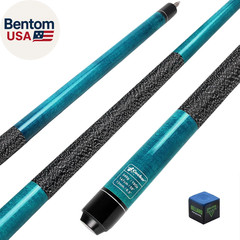 Pool Stick for Adults – 58″ 2-Piece Maple Billiard Cue with 13Mm Tip & Linen Gri