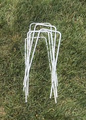 6 Heavy Duty Thick plastic coated metal Croquet Hoops