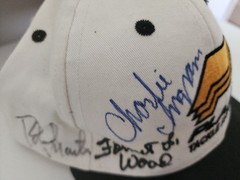 Hat Signed Roland Martin Forrest Wood Charlie Ingram Angler Fishing Autograph