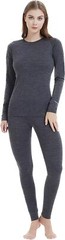Womens 100% Merino Wool Base Layer Set Winter Thermal Underwear Top Long Johns