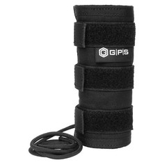 GPS Black 6 Inch Suppressor Cover with 1000D Nylon and Heat-Resistant Lining