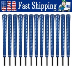 13Pcs Blue Golf Grip Club Grip Tour Wrap High-Tack Durability Grip Rubber Girp