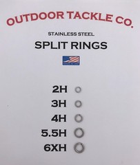 Stainless Steel Split Rings 6XH 5.5H 4H 3H 2H Super Strong MADE IN USA