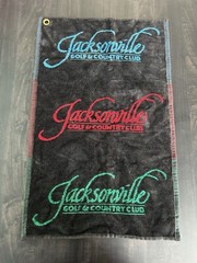 Jacksonville Golf & Country Club Golf Bag Towel w/ Grommet Made in Belgium