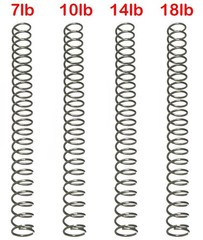 4 Recoil Springs 7lb , 10b, 14, 18lb For 1911 Government Full Size 5 Inch