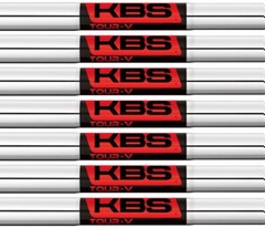 KBS Tour-V 120 Iron Shafts 4-PW – X-Stiff Flex – .355 Taper – Master Distributor