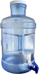 5 Gallon BPA Free Water Bottle Durable Plastic with Wide Big Mouth Easy Cleaning