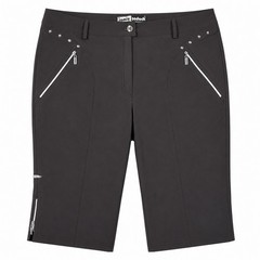 Jamie Sadock Golf Shorts Womens 16 Black Studded Zip Pocket Bermuda Activewear