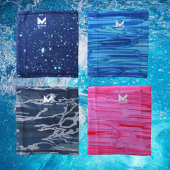 VARIETY 4 Pack Instant Cooling Neck Gaiter Unisex Youth Sized 8+ by MISSION