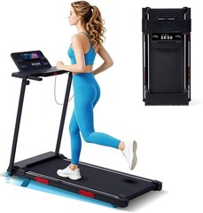 Electric Treadmills for Home Exercising, 0.6-10MPH Portable Treadmills for Home