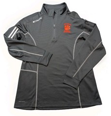 Columbia Golf 2016 Clemson National Champions Quarter Zip Size Large Gray