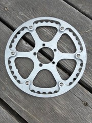 FSA Steel Chainring + Chainguard for TA Stronglight VO Cranks | 50.4 BCD / 42T