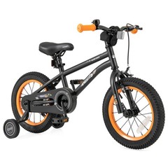 14-Inch Kid’s Bike for 3-5 Years Old w/ Adjustable Saddle & Anti-slip Handlebar