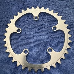 VNTG STRONGLIGHT ALY CHAINRING 86 BCD X 36T SIL FOR MODELS 80.99,100 NEW W/O PKG