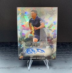2022 Leaf Trinity Soccer Son Heung-min Steel Crystal Silver Auto /6