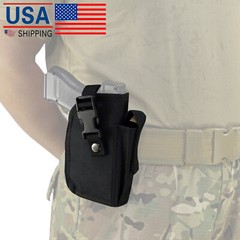 US OWB Tactical Gun Holster for Pistol with Flashlight or Laser Light Attachment