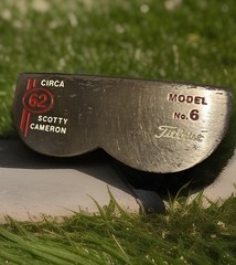 Scotty Cameron Putter Circa 62 Model No. 6 Brand New Grip W/Head Cover