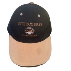Amish INTERCOURSE Pennsylvania w Buggy Patch Black Patch Black w Tan Gold China