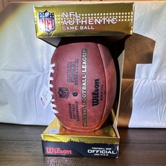 Wilson NFL The Duke Authentic Game Ball Official Size Leather Football
