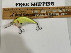 Vintage Tennessee SIDEKICK Flat Sided Crankbait- HAND MADE FISHING LURE TACKLE..