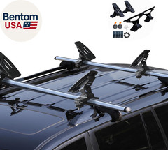 135LB Kayak Saddle, Aluminum Rustless Kayak Roof Rack with 1.5″ Width Tie down S