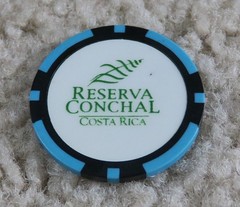 Reserva Conchal Costa Rica Golf Ball Marker Poker Chip