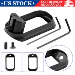 Flared Magwell For Glock 19X Magwell Anodized Aluminum -No Backstrap NBS – Black