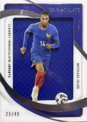 2024-25 Immaculate Michael Olise Clearly Jersey /49
