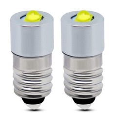 Bright White 250 Lumen E10 5W White LED Bulbs Replacement For 4-Cell 6V Lantern