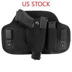 Tactical Concealed Carry Pancake Gun Holster Ambidextrous IWB Holster & Mag Slot