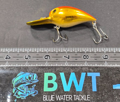 Pre-Rapala Storm Magnum Wiggle Wart AV-109: Gold Foil Red Back