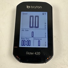 Bryton Rider 420 GPS Cycling Computer Bike Computer Tested Working Unit Only