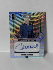 2026 Prizm FIFA World Cup Javier Aguirre #P-JA Mexico Auto Penmanship Wave