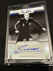 2025-26 Panini Noir Road To FIFA World Cup Andres Iniesta Auto /10 SP