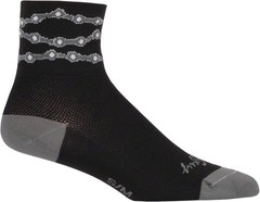 SockGuy Classic Chains Socks – 3 inch, Black, Large/X-Large