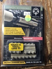 Manta Momentary Switch Kit Flat Dark Earth FDE, MSCC-FDE