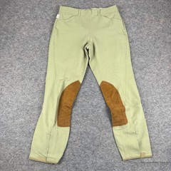 The Tailored Sportsman English Riding Habits Breeches USA Made Green Womens 28