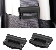 Seat Belt Adjuster, 2Pcs Universal Seat Belt Positioner Clip, Shoulder Belt A…