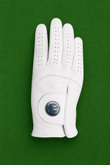1 Mens Pro Grip Cabretta Leather Golf Gloves With Magnetic Ball Marker $7.99
