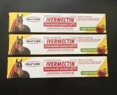 3 pack New In Box Paste Horse Dewormer Apple Flavor Exp 9/2027 dur-vet wormer