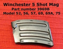 Winchester 5 Shot Magazine for Models 52, 56, 57, 69, 69A, 75 and 697 – NEW