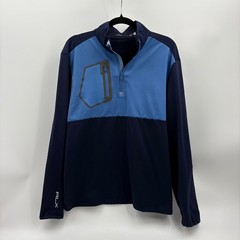RLX Ralph Lauren Men Large 1/4 Zip Performance Pullover Yellowstone Country Club