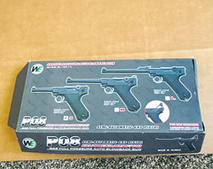 WE P08 Gas Blowback Semi-Automatic Airsoft Gas Pistol w/ Magazine